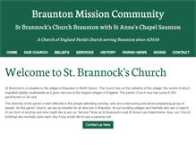 Tablet Screenshot of brauntonchurch.org